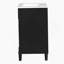 Meuble-lavabo exquis avec lavabo en céramique intégré et armoire à deux portes, parfait pour les petites et moyennes toilettes avec rangement intelligent et design élégant