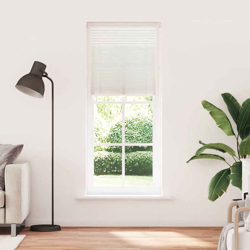 Room Darkening Pleated Blind, 70cm W x 150cm L, White