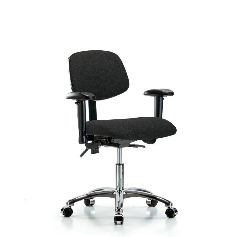Kalyn Task Chair, Black, Casters, Included
