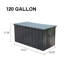 Boîte de rangement pour l'extérieur 120 gallons