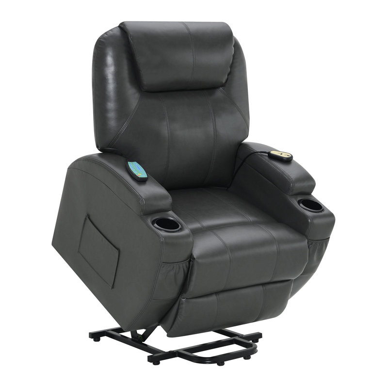 Fauteuil inclinable de massage inclinable électrique, Gris