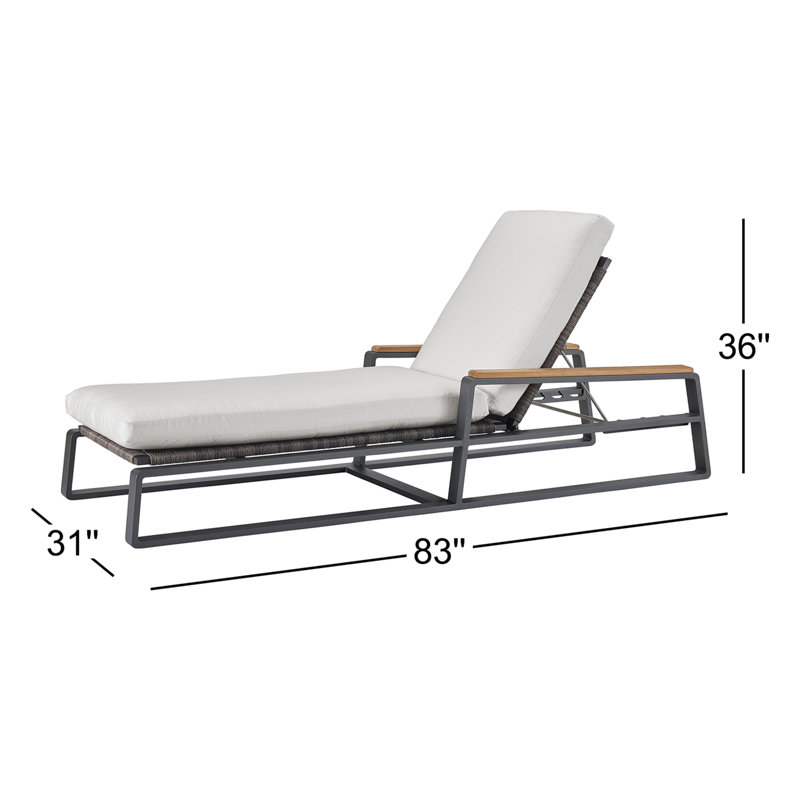 Chaise longue Bernie San Clemente
