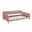 Lit de jour à 4 pieds en rose pour lit simple, mobilier de salon moderne avec lit simple rembourré moderne à 4 pieds-1765066111-1765066106