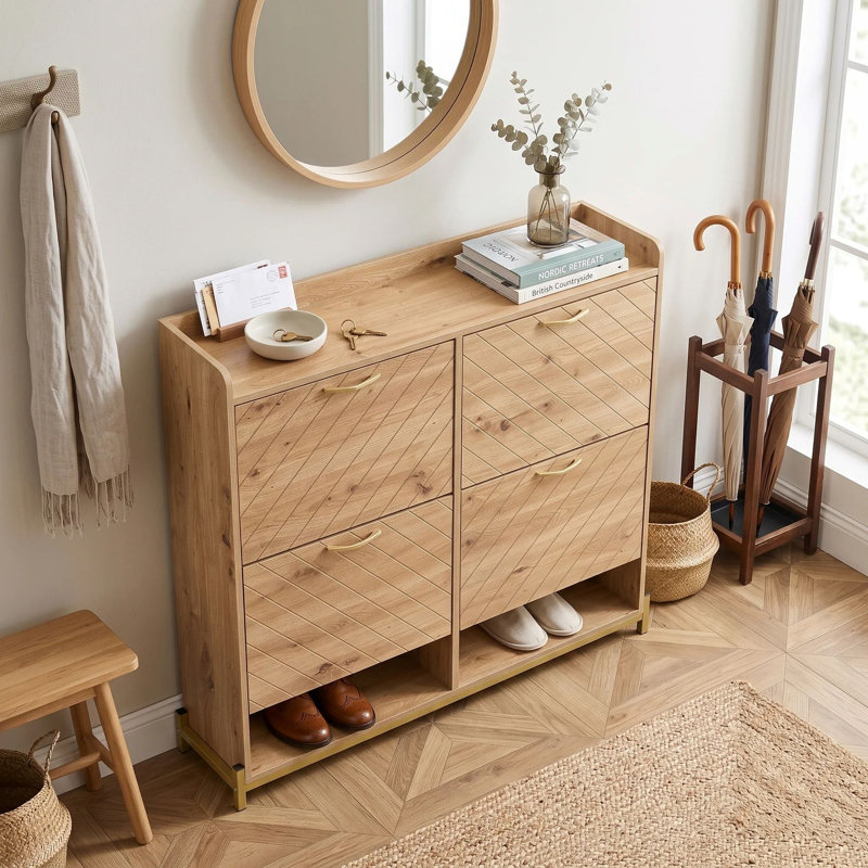 20 Pair Shoe Storage Cabinet