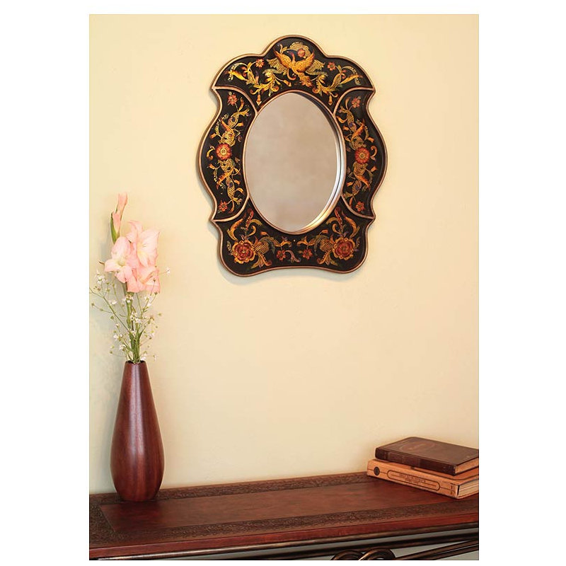 Lebreton Wood Wall Mirror