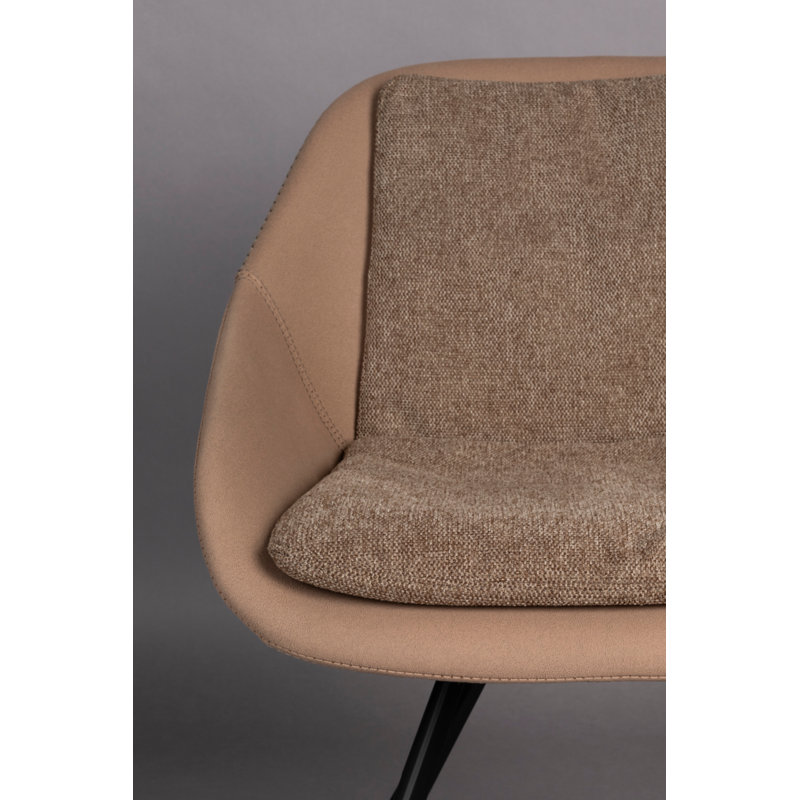 Wakefield Upholstered Dining Chair, Beige/Brown