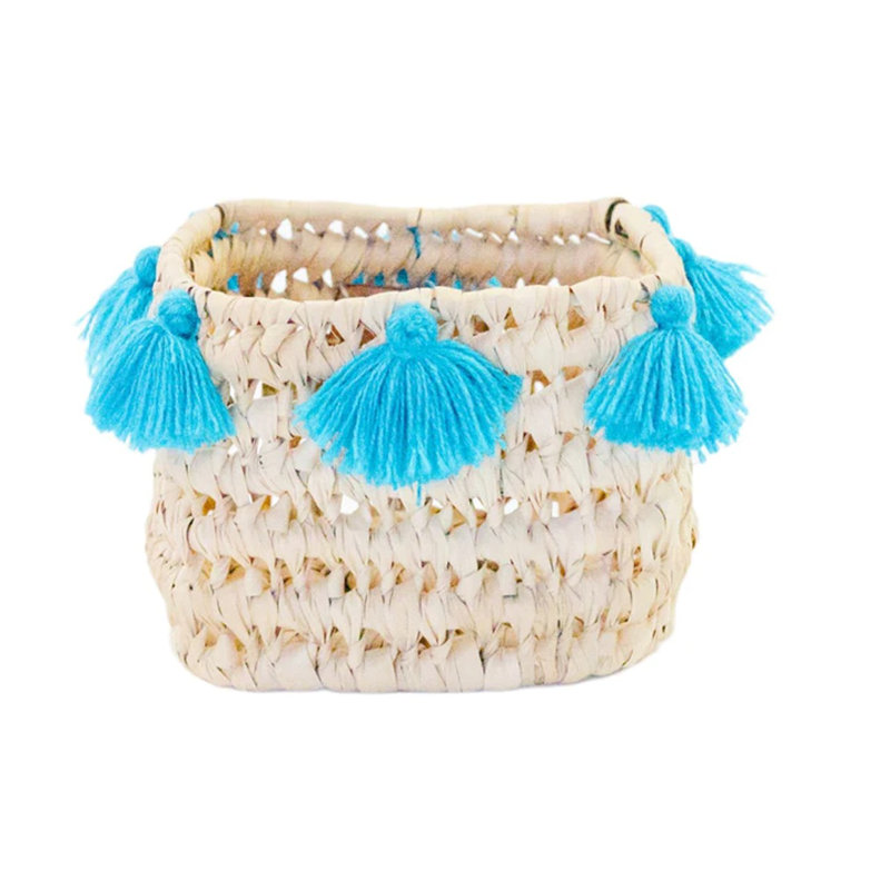 Catch All Basket, Turquoise