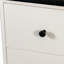 Grande armoire de rangement fonctionnelle 70,87 "avec portes en verre, 3 tiroirs