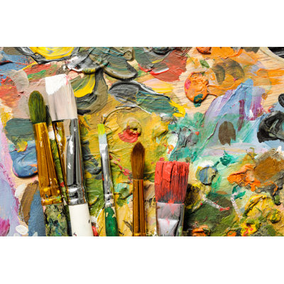 The Tools Of The Artist by Mikhail Spaskov - Wrapped Canvas Painting