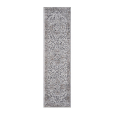 MARFI Collection 2X8 Ivory / Beige / Oriental Runner Rug