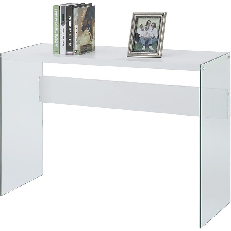 Console moderne / bureau - blanc