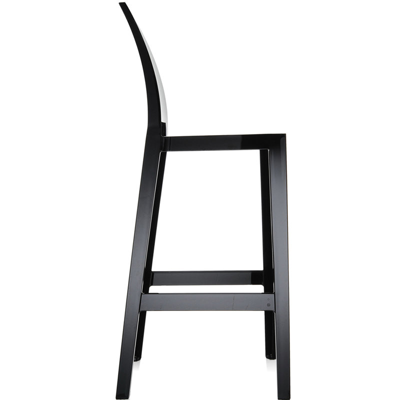 One More Outdoor Bar Stool, Bar, Glossy Black