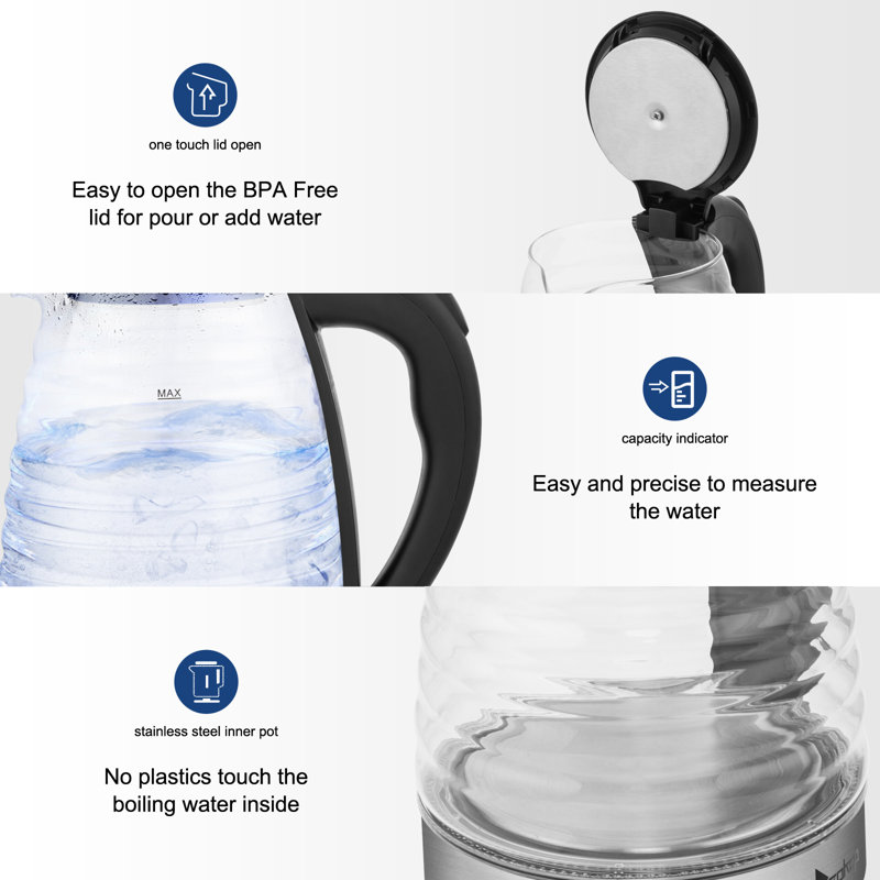 Winado Electric Tea Kettle, 1.58