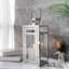30Cm Stainless Steel Candle Lantern-302081162