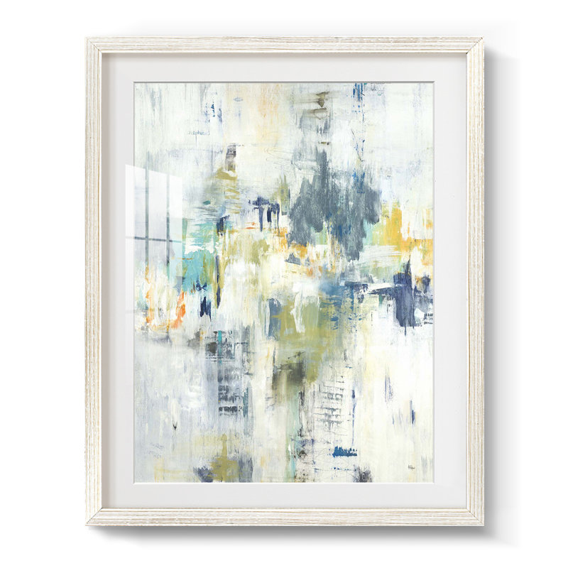 Graphite Moon I -Gallery Wrapped Canvas, 28.5" H x 20.5" W, White