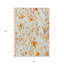 Tapis extérieur lavable floral ivoire et beige 5 pi x 8 pi