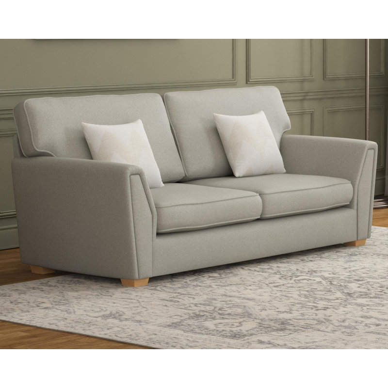 Wendleberry Three Seater, Fixed Back, Steel