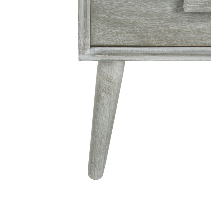 Commode à 3 tiroirs Dannel, Gris
