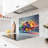 Fruit Cascade Tempered Glass Backsplash Tile - Kitchen Wall Decor-1163426317