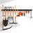 64 Inch Adjustable Wall Mount Tool Organizer - Heavy-Duty ABS Storage System For Tools, Mops, Brooms