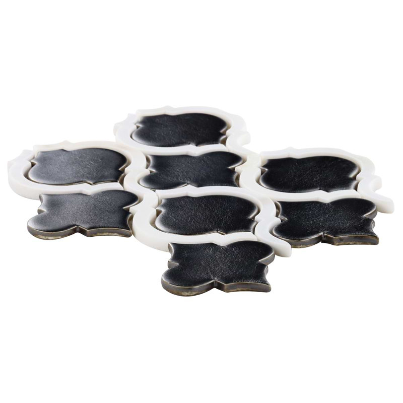 Nabi Arabesque Marble And Tile, Gunmetal Gray