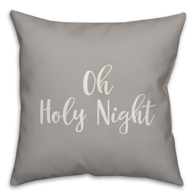  Coussin Oh Oh Night, Gris, Coussin décoratif