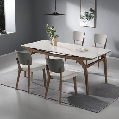 Italian style simple modern dining table sets.
