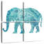 Éléphant brun sarcelle Brampt II-109118836