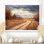 Dreshertown Windy Prairie Leaves Path To The Barn I - feuilles, art mural