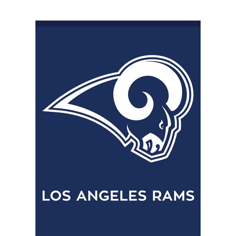 Los Angeles Rams NFL Licensed Garden Flag, Bleu marine/blanc, Los Angeles Rams