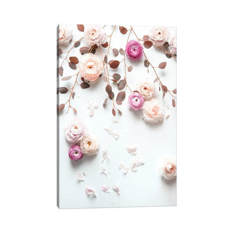 Spring Flowers Bouquet Roses by Monika Strigel - Wrapped Canvas Print, 66.04 cm H x 45.72 cm W x 1.91 cm D