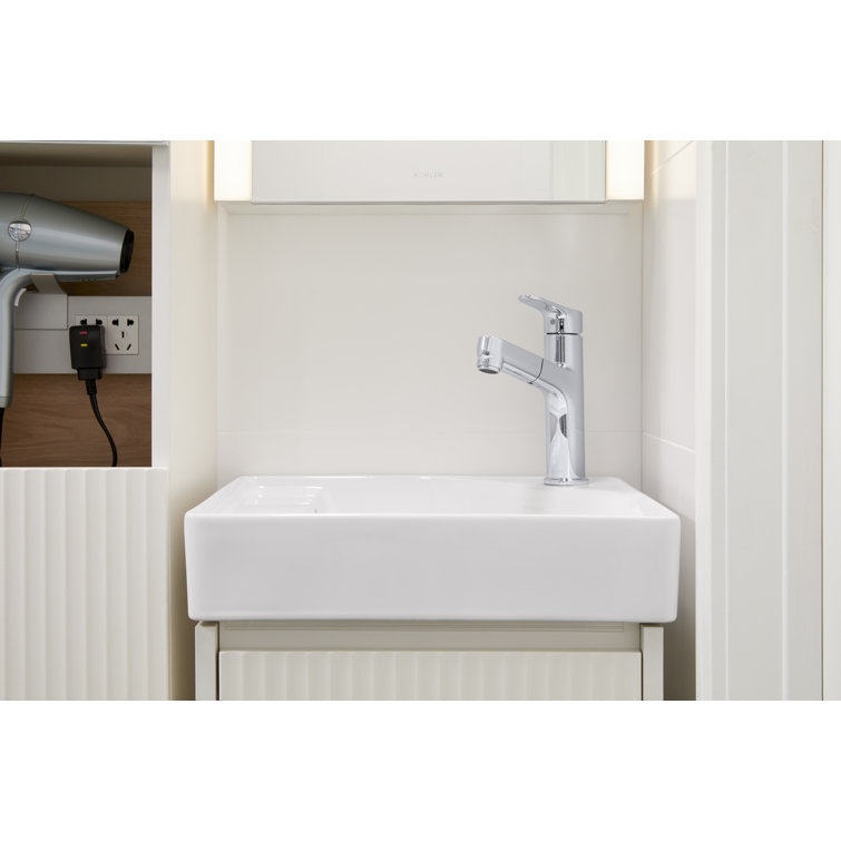 Spacity 24 In. Fireclay Vanity Top With Integrated Square Sink