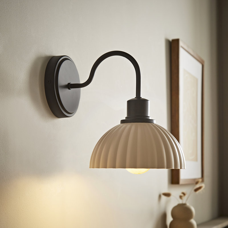 Akshayan Armed Sconce, Brushed Gold