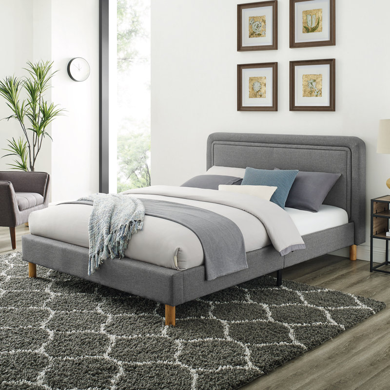 Ivy Bronx Nassau Upholstered Platform Bed & Reviews | Wayfair