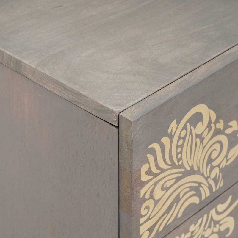 50cm W Solid Wood Bedside Table