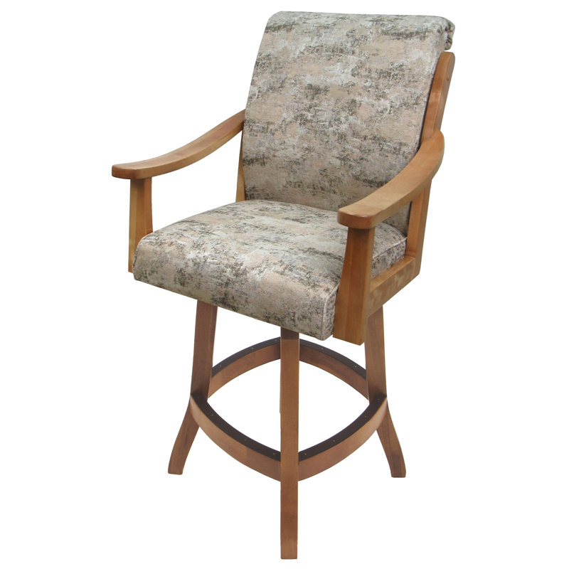 Comptoir pivotant, bar et très grand tabouret Kemaurion, Tabouret de comptoir (siège d'une hauteur de 26 p