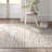 Sylvie Striped Wool Area Rug-858837348