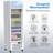 Upright Commercial Display Fridge For Beverages, 11.5 Cu.Ft. Glass Door Refrigerator Merchandiser With Soft LED Light, Ideal For Restaurants, Bars, And Retail Spaces, White
