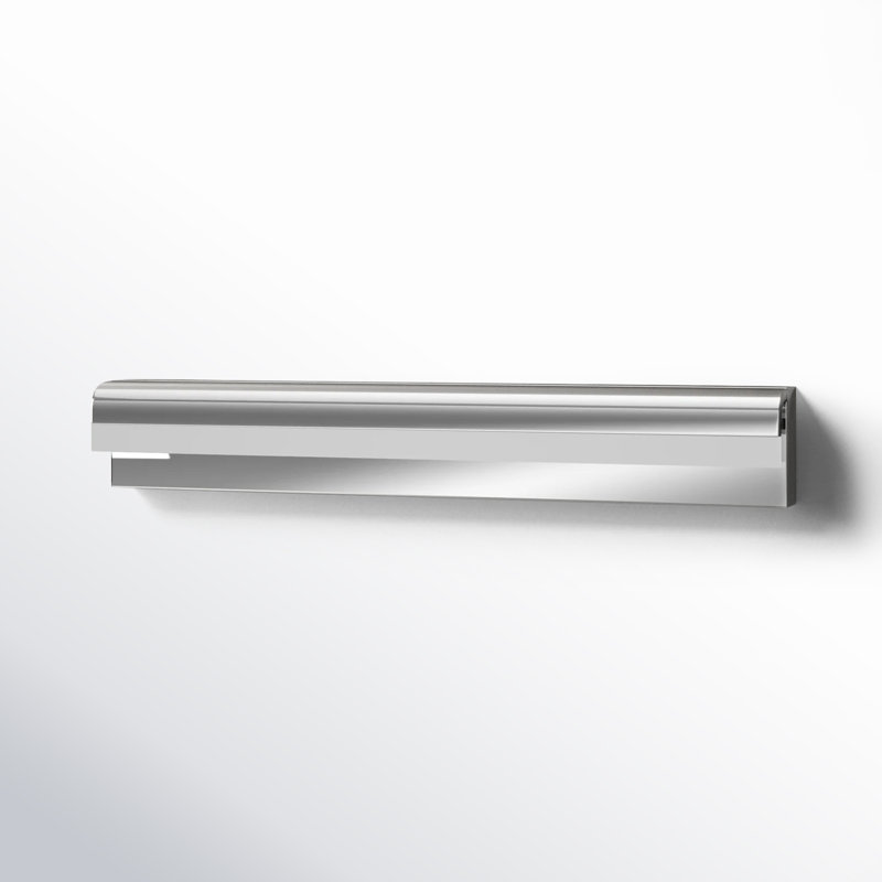 Pelham Single Dimmable LED Bath Bar, Polished Chrome