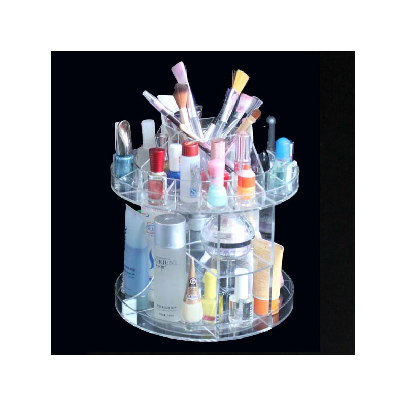 Organisateur de cosmétiques rotatif deluxe