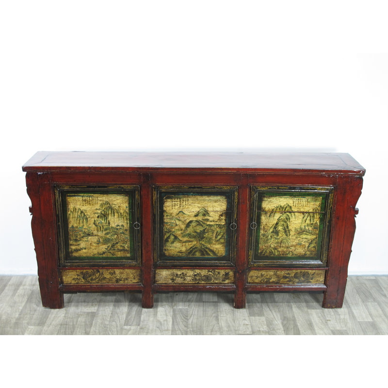 Mongolia 81.5'' W Solid Wood Sideboard
