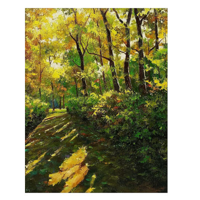 Forest Pathway | Oil On Canvas | Painting For Wall Décor