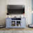 Diretha Storage Cabinet,TV Stand,Sideboard,Up To 65"TV with 2 Glass Door and Adjustable Panels-598325586