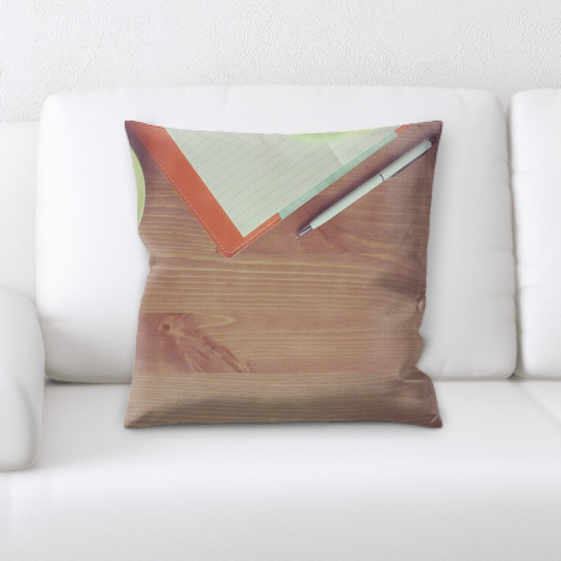 Coussin décoratif café