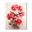 Geraniums roses gracieuses I - Très grandes horloges murales florales-99632602