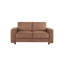 Ensemble de canapé modulaire en velours côtelé de style moderne minimaliste 2 pièces, brun, convenant à un usage quotidien-130464071