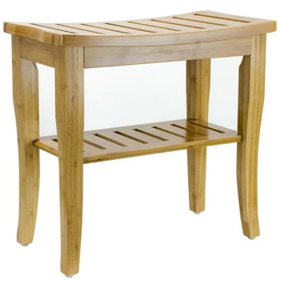 Natelie 19'' W Bamboo Shower Bench