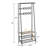 Hall Tree Coat Rack with Shoe Bench – 5 or 6 Hooks – Entryway Organizer with Storage – Metal Frame & Wood Look Accent – Multi-Functional Furniture for Entryway, Bedroom, Living Room