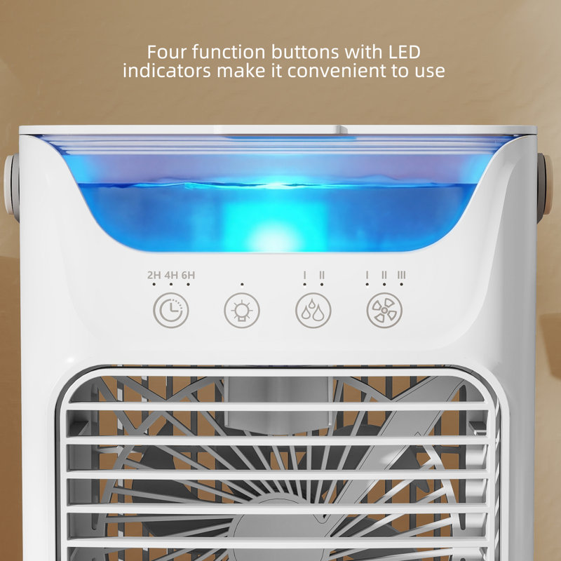 Desk Fan, White