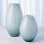 Vase rayé en verre-57567992